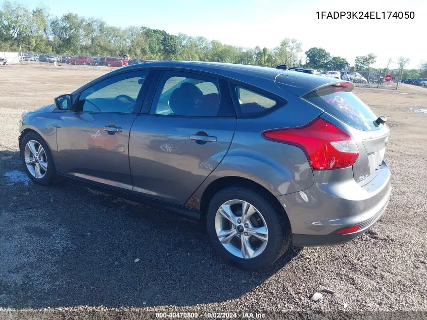 2014 Ford Focus Se VIN: 1FADP3K24EL174050 Lot: 40470509