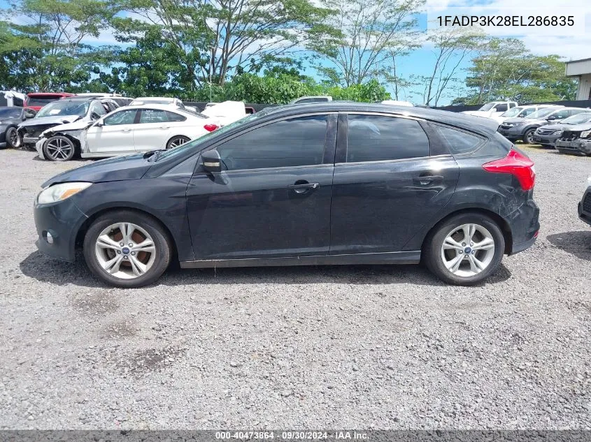 2014 Ford Focus Se VIN: 1FADP3K28EL286835 Lot: 40473864