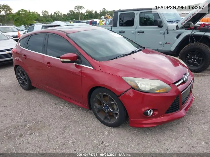 2014 Ford Focus Titanium VIN: 1FADP3N29EL458267 Lot: 40474738