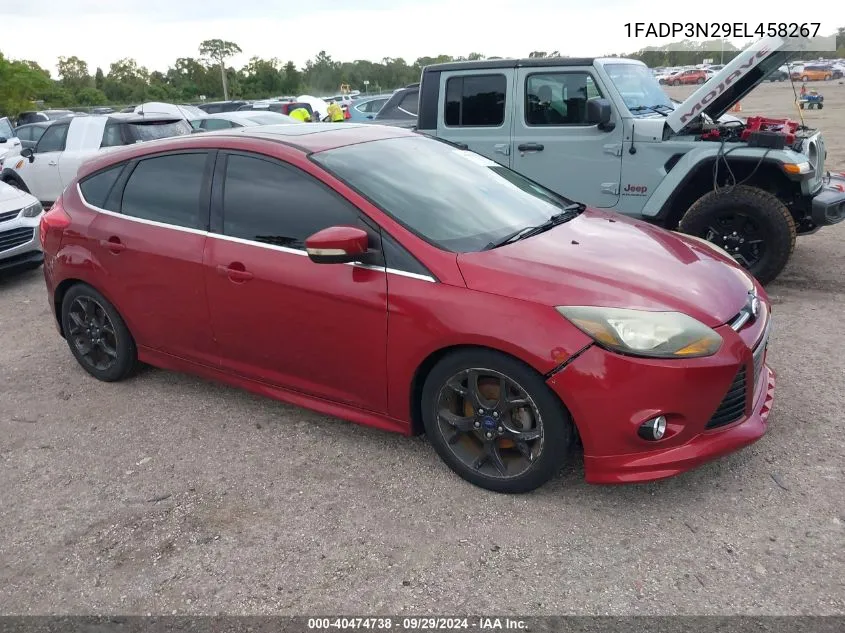 2014 Ford Focus Titanium VIN: 1FADP3N29EL458267 Lot: 40474738