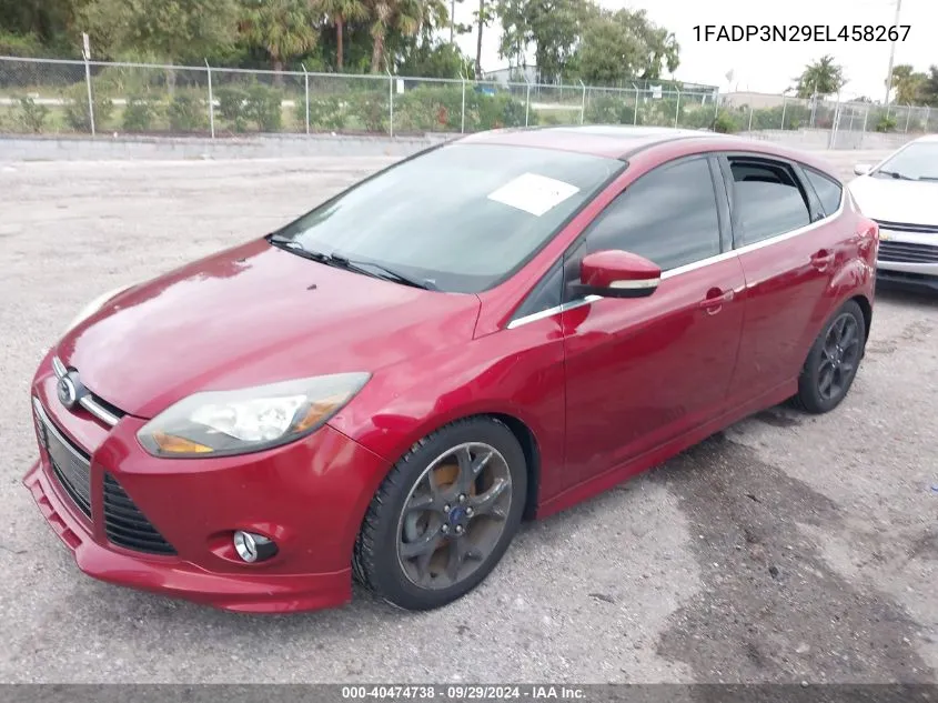 2014 Ford Focus Titanium VIN: 1FADP3N29EL458267 Lot: 40474738