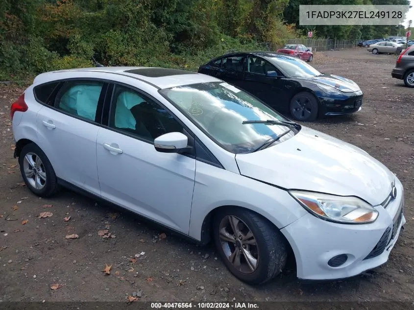 2014 Ford Focus Se VIN: 1FADP3K27EL249128 Lot: 40476564