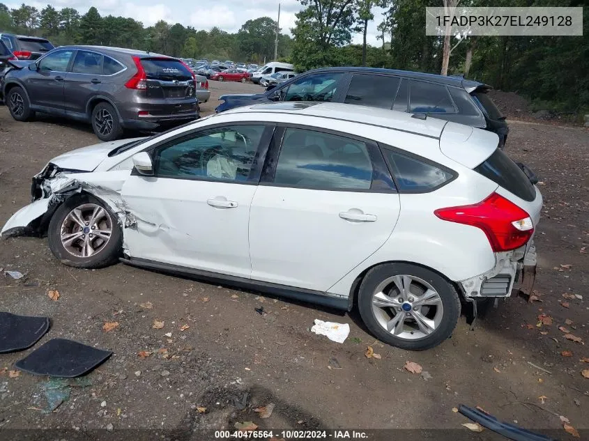 2014 Ford Focus Se VIN: 1FADP3K27EL249128 Lot: 40476564