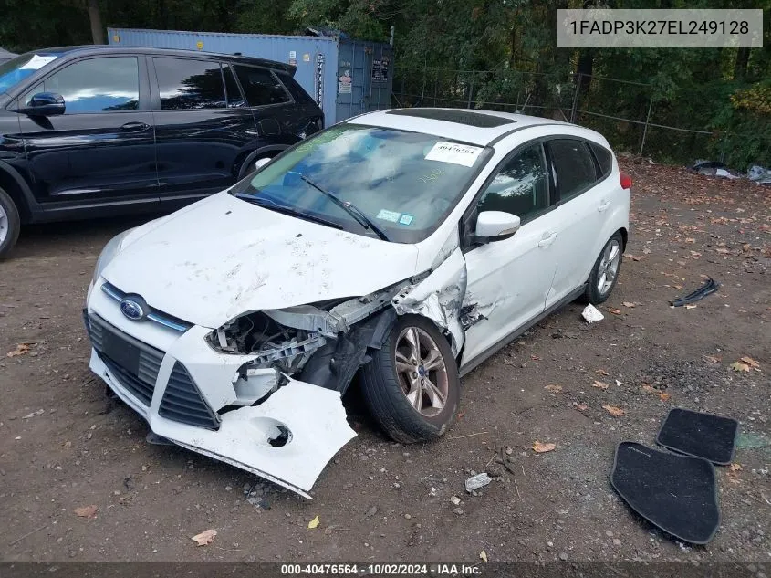 2014 Ford Focus Se VIN: 1FADP3K27EL249128 Lot: 40476564