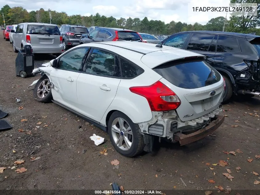 2014 Ford Focus Se VIN: 1FADP3K27EL249128 Lot: 40476564