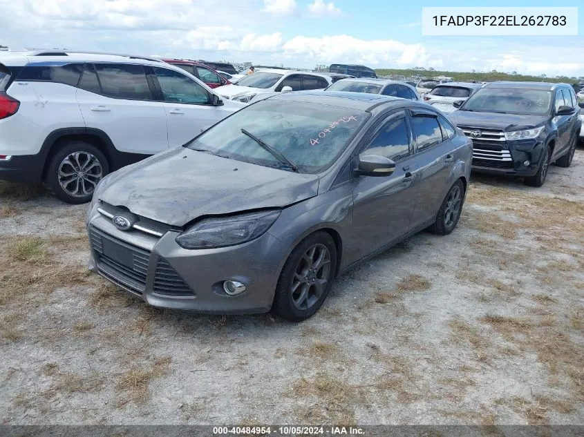 2014 Ford Focus Se VIN: 1FADP3F22EL262783 Lot: 40484954