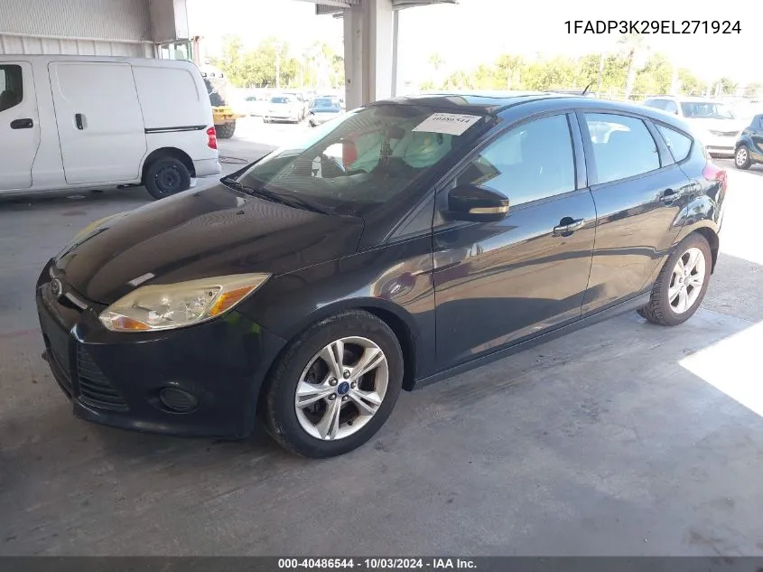 2014 Ford Focus Se VIN: 1FADP3K29EL271924 Lot: 40486544