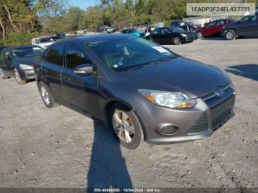 2014 Ford Focus Se VIN: 1FADP3F24EL437731 Lot: 40490568