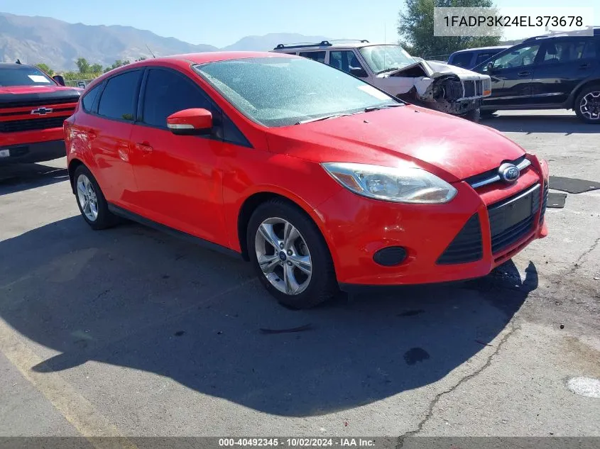 2014 Ford Focus Se VIN: 1FADP3K24EL373678 Lot: 40492345