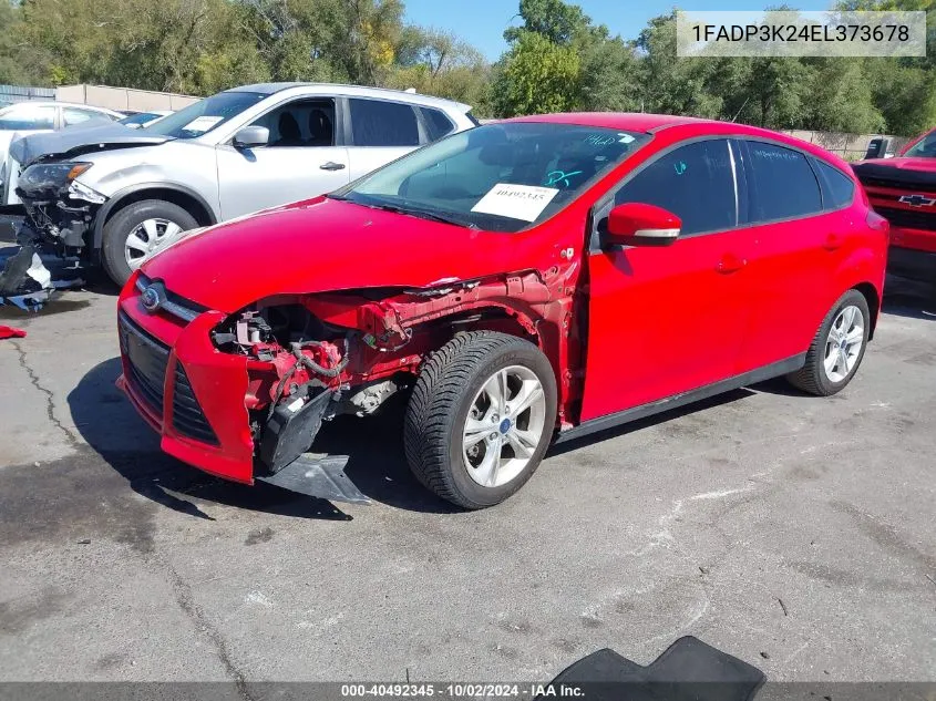 2014 Ford Focus Se VIN: 1FADP3K24EL373678 Lot: 40492345