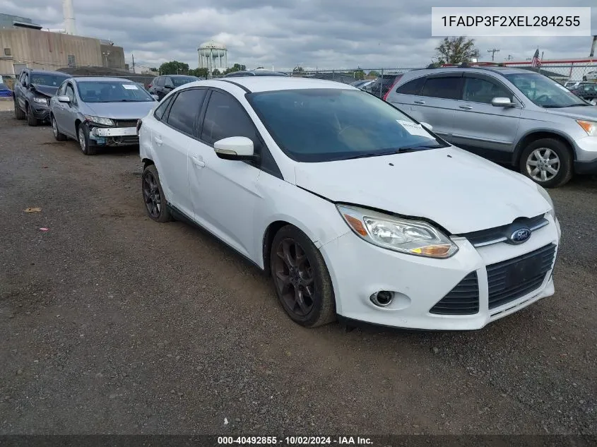 2014 Ford Focus Se VIN: 1FADP3F2XEL284255 Lot: 40492855