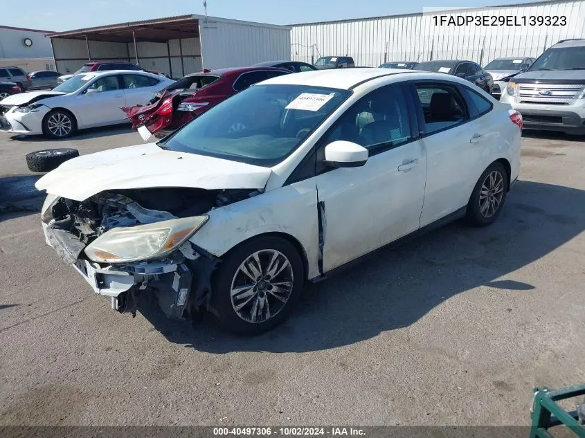 2014 Ford Focus S VIN: 1FADP3E29EL139323 Lot: 40497306