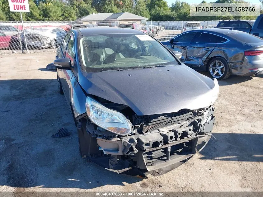 1FADP3F27EL458766 2014 Ford Focus Se