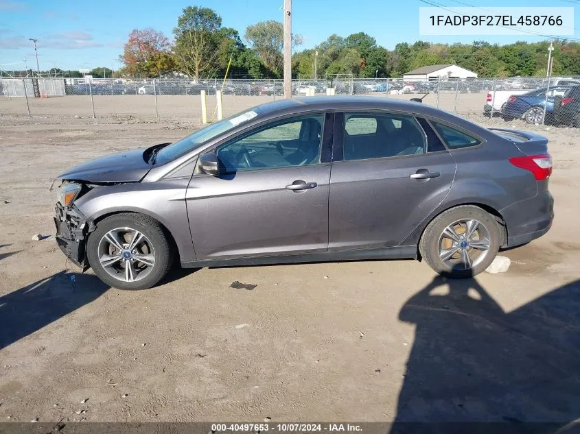 1FADP3F27EL458766 2014 Ford Focus Se