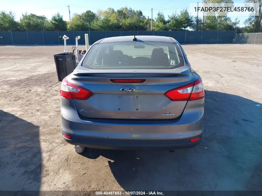 1FADP3F27EL458766 2014 Ford Focus Se