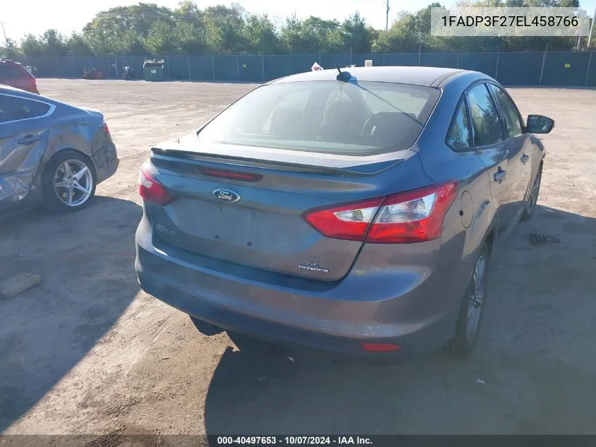 1FADP3F27EL458766 2014 Ford Focus Se