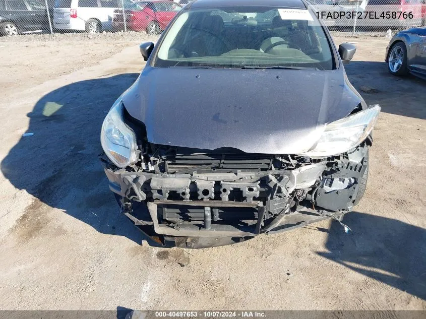 1FADP3F27EL458766 2014 Ford Focus Se