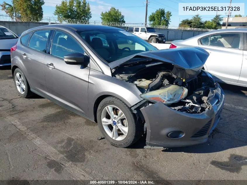 2014 Ford Focus Se VIN: 1FADP3K25EL317328 Lot: 40501399