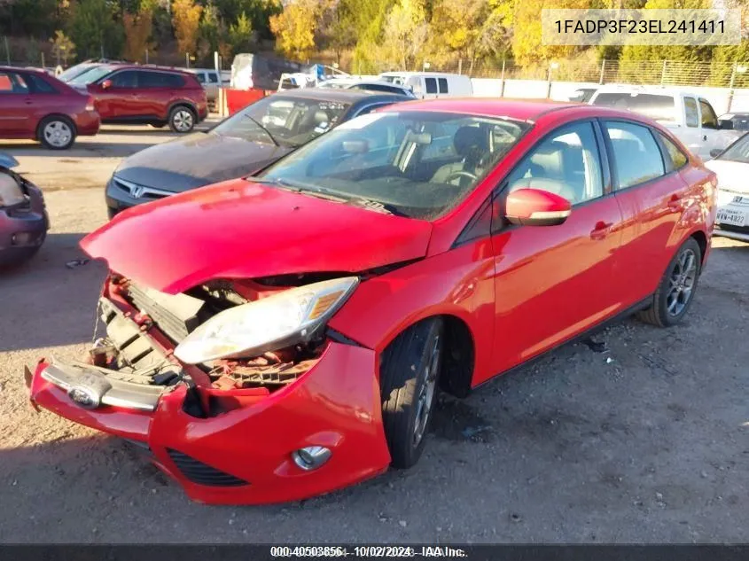 2014 Ford Focus Se VIN: 1FADP3F23EL241411 Lot: 40503856