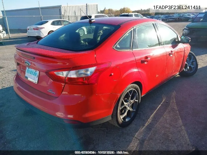 2014 Ford Focus Se VIN: 1FADP3F23EL241411 Lot: 40503856