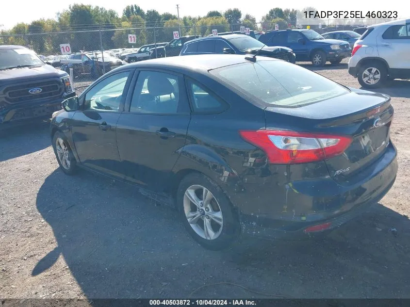 2014 Ford Focus Se VIN: 1FADP3F25EL460323 Lot: 40503872