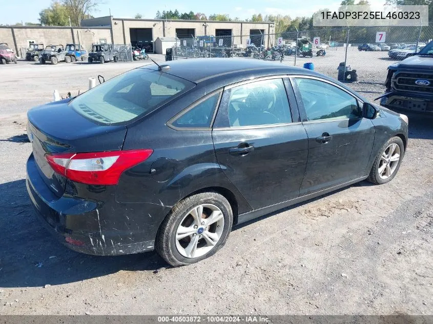 2014 Ford Focus Se VIN: 1FADP3F25EL460323 Lot: 40503872