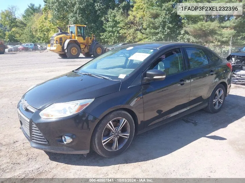 2014 Ford Focus Se VIN: 1FADP3F2XEL232396 Lot: 40507541