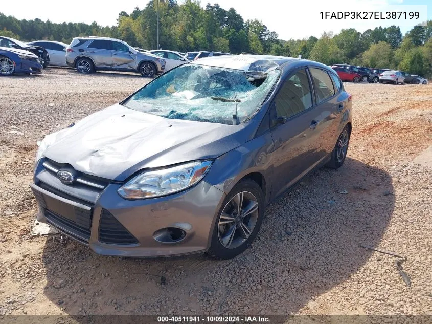 2014 Ford Focus Se VIN: 1FADP3K27EL387199 Lot: 40511941