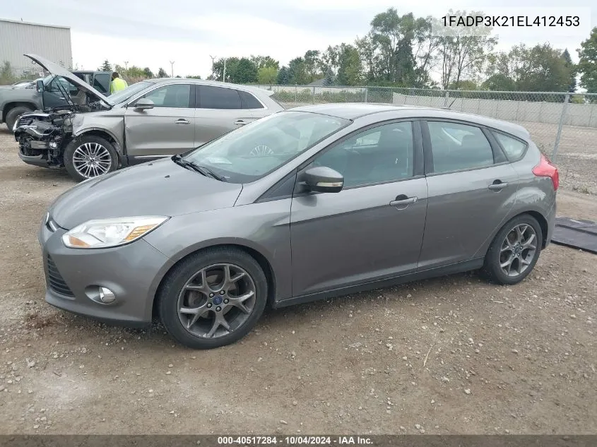 2014 Ford Focus Se VIN: 1FADP3K21EL412453 Lot: 40517284