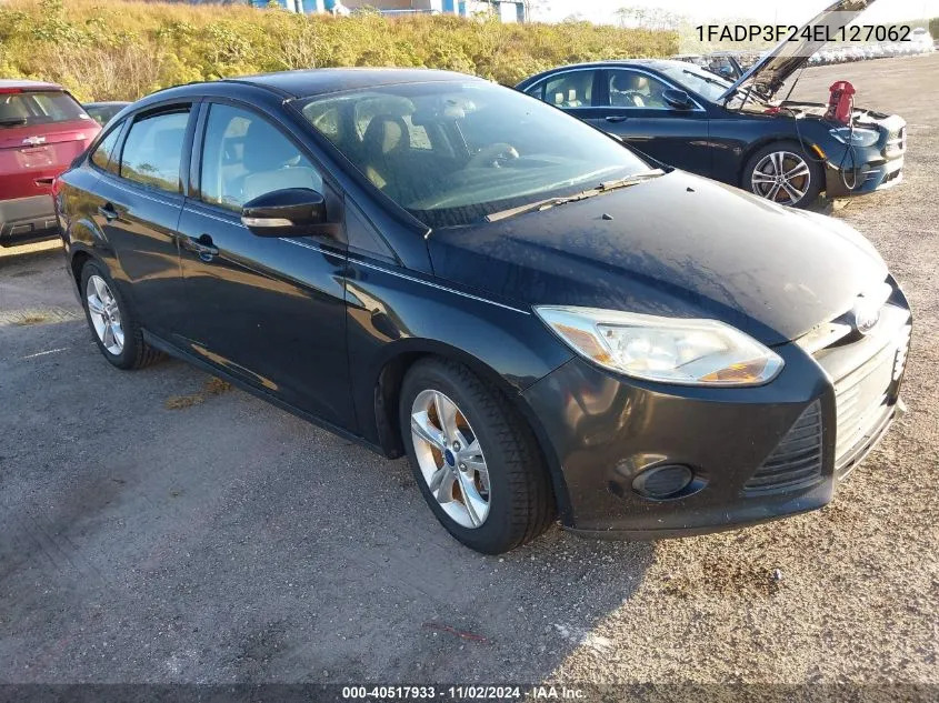 2014 Ford Focus Se VIN: 1FADP3F24EL127062 Lot: 40517933