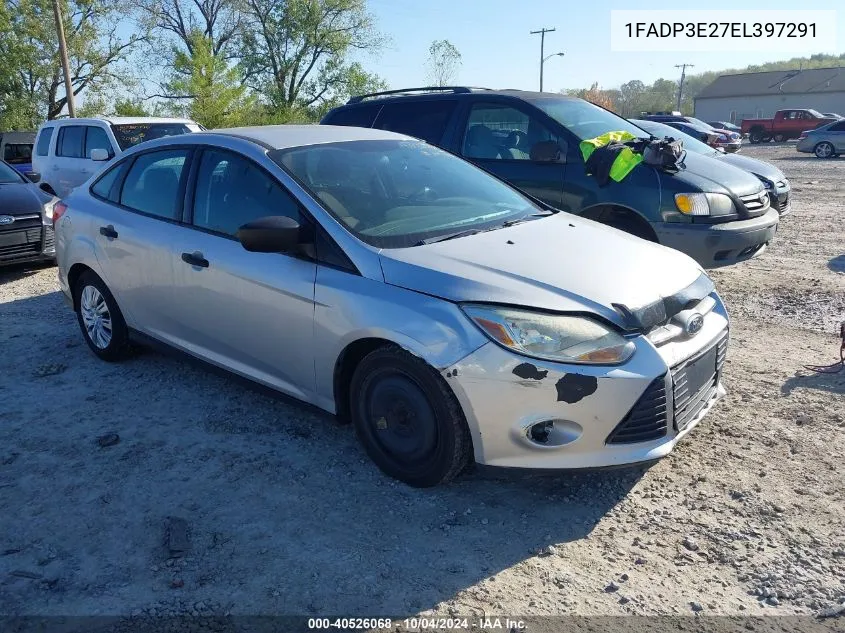 2014 Ford Focus S VIN: 1FADP3E27EL397291 Lot: 40526068