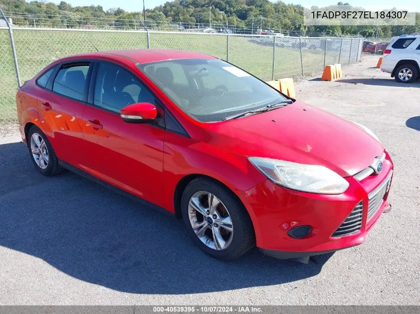 1FADP3F27EL184307 2014 Ford Focus Se