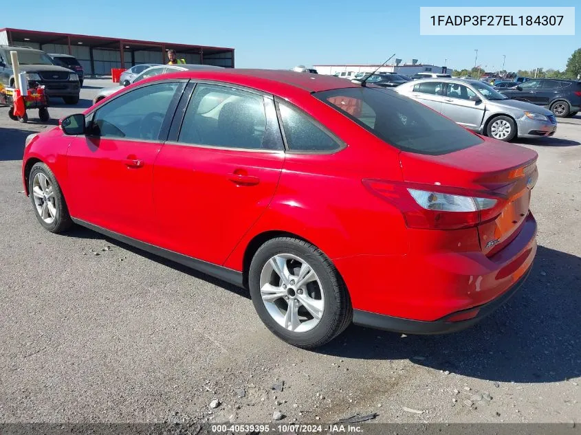 1FADP3F27EL184307 2014 Ford Focus Se