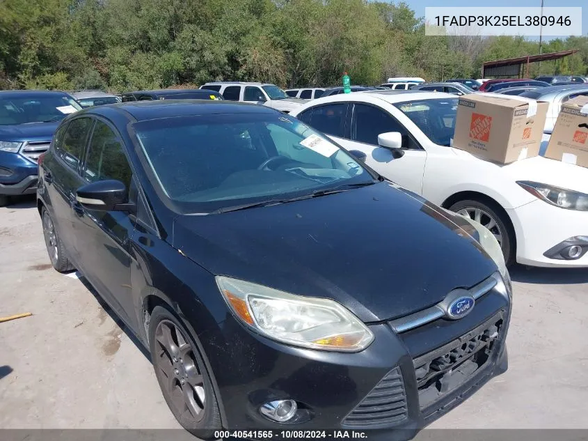 2014 Ford Focus Se VIN: 1FADP3K25EL380946 Lot: 40541565