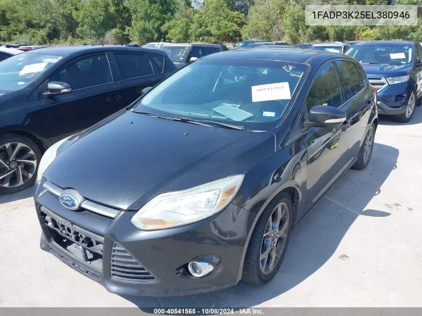 2014 Ford Focus Se VIN: 1FADP3K25EL380946 Lot: 40541565