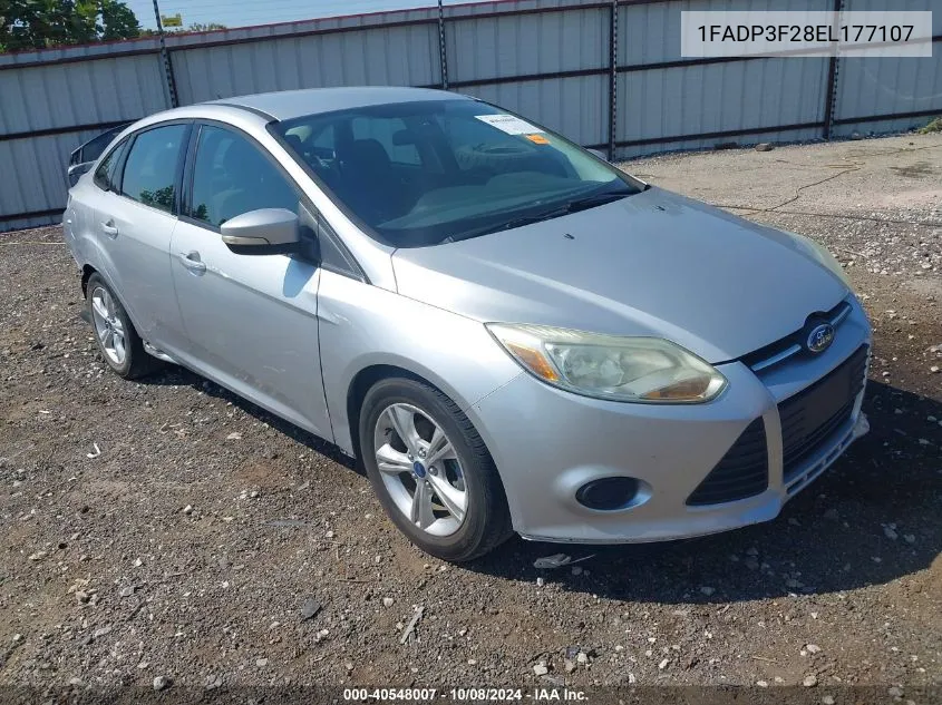 1FADP3F28EL177107 2014 Ford Focus Se