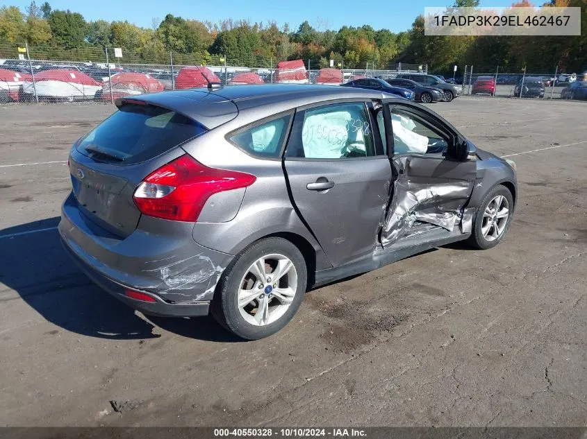 2014 Ford Focus Se VIN: 1FADP3K29EL462467 Lot: 40550328