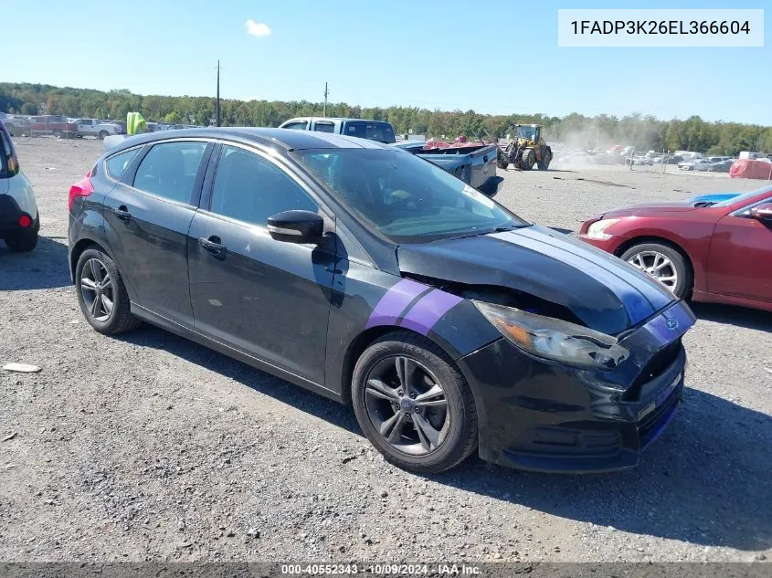 2014 Ford Focus Se VIN: 1FADP3K26EL366604 Lot: 40552343