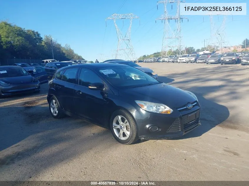 2014 Ford Focus Se VIN: 1FADP3K25EL366125 Lot: 40557839