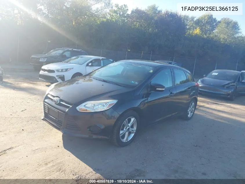 2014 Ford Focus Se VIN: 1FADP3K25EL366125 Lot: 40557839