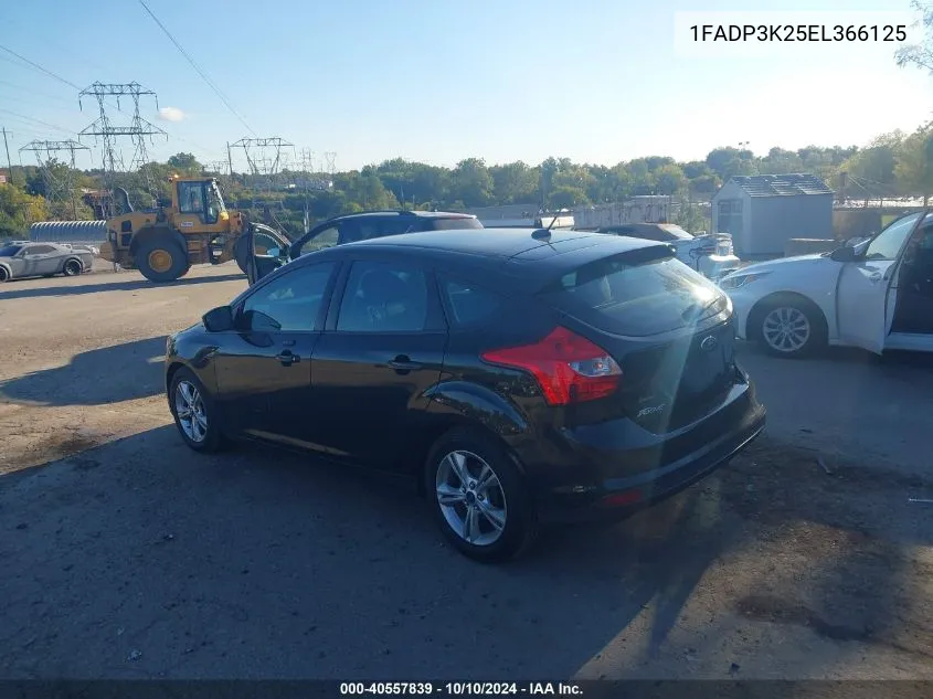 2014 Ford Focus Se VIN: 1FADP3K25EL366125 Lot: 40557839