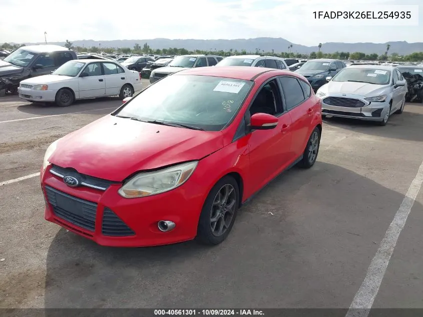 2014 Ford Focus Se VIN: 1FADP3K26EL254935 Lot: 40561301