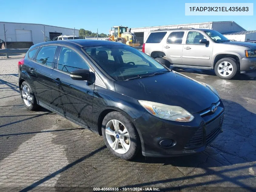 2014 Ford Focus Se VIN: 1FADP3K21EL435683 Lot: 40565935