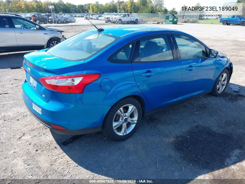 1FADP3F23EL189049 2014 Ford Focus Se