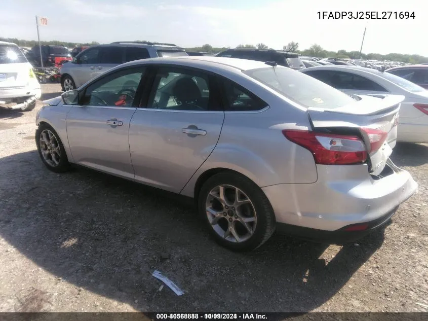 1FADP3J25EL271694 2014 Ford Focus Titanium