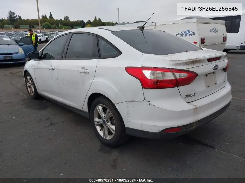 1FADP3F26EL266545 2014 Ford Focus Se