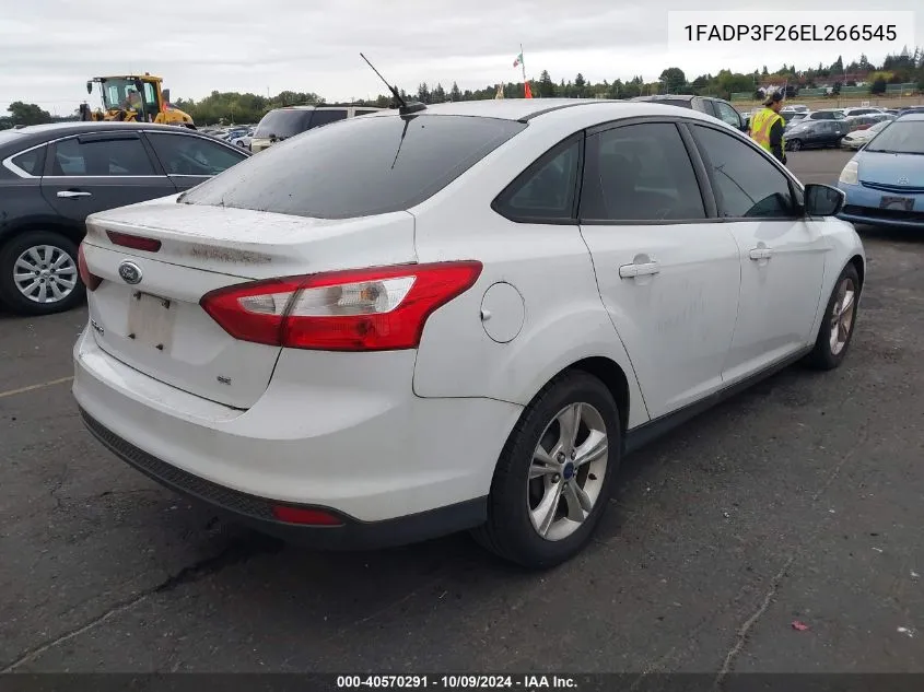 1FADP3F26EL266545 2014 Ford Focus Se