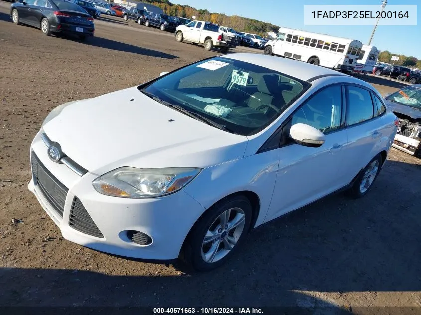 2014 Ford Focus Se VIN: 1FADP3F25EL200164 Lot: 40571653