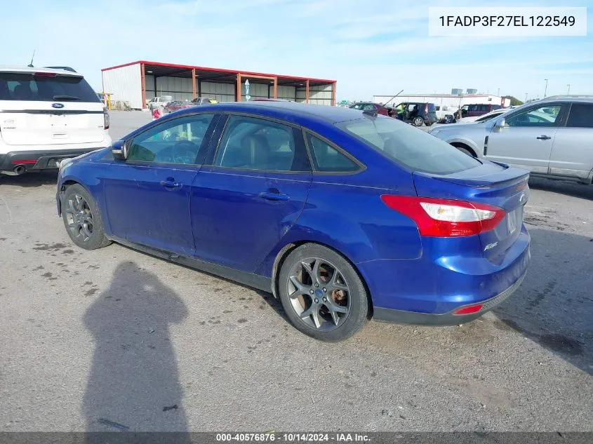 1FADP3F27EL122549 2014 Ford Focus Se