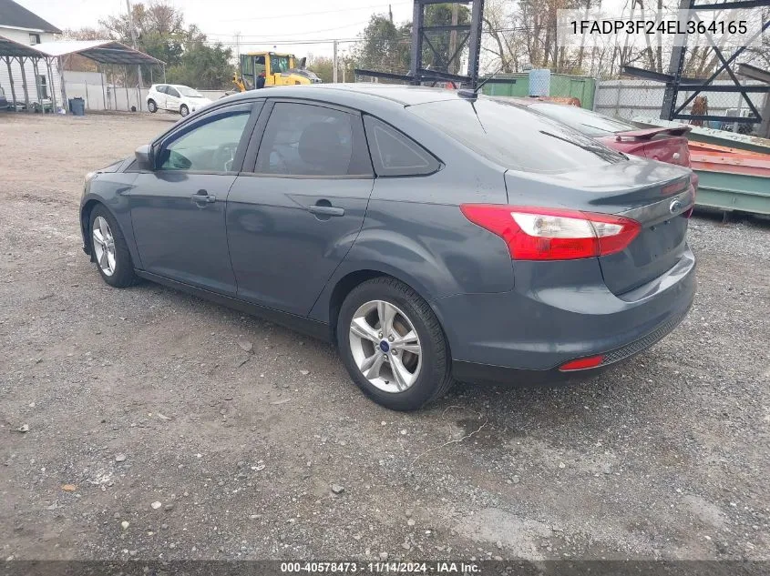 1FADP3F24EL364165 2014 Ford Focus Se